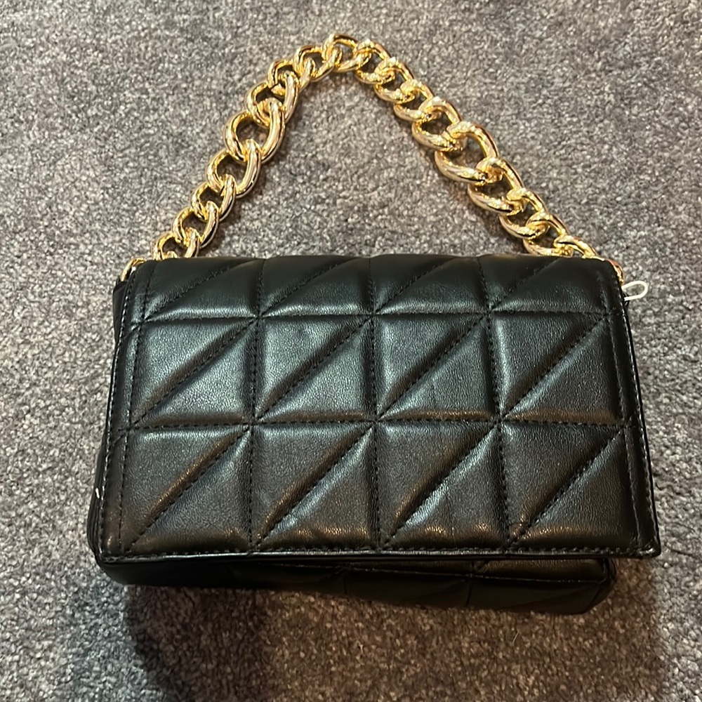 Vegan black purse